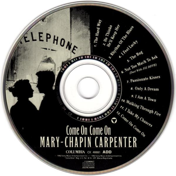 Mary Chapin Carpenter : Come On Come On (CD, Album, Son)