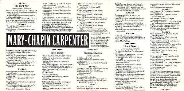 Mary Chapin Carpenter : Come On Come On (CD, Album, Son)