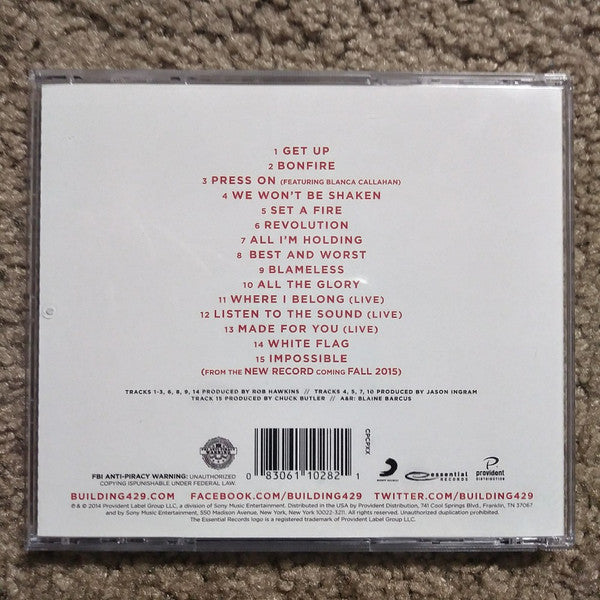 Building 429 : We Won't Be Shaken (Deluxe Edition) (CD, Album, Dlx)