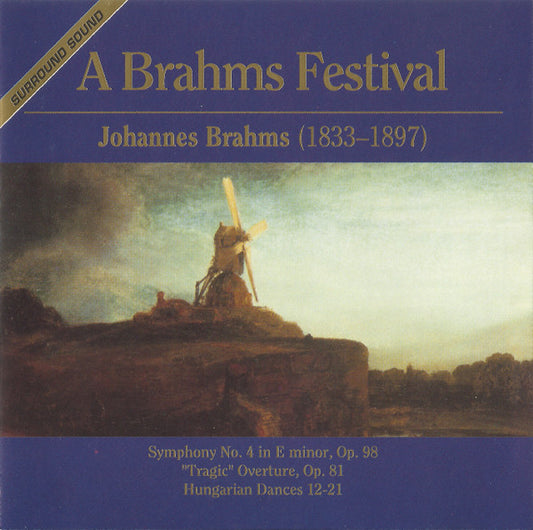 Various : A Brahms Festival (Johannes Brahms 1833-1897) (CD, Comp)