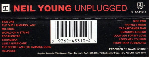 Neil Young : Unplugged (Cass, Album, SR)