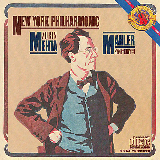 Gustav Mahler, New York Philharmonic, Zubin Mehta : Symphony No. 1 (CD, RE)