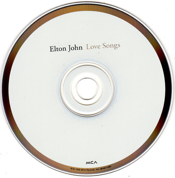 Elton John : Love Songs (CD, Comp, Club, RM, RP, WEA)