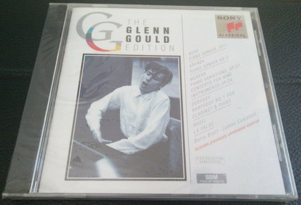 Glenn Gould, Alban Berg, Ernst Krenek, Anton Webern, Claude Debussy, Maurice Ravel, Boris Brott, James Campbell (6) : Berg: Piano Sonata, Op. 1 · Krenek: Piano Sonata No. 3 · Webern: Piano Variations, Op. 27; Concerto For Nine Instruments, Op. 24 · Debussy: Rhapsody No. 1 For Clarinet & Piano · Ravel: La Valse (CD, Comp, Mono, RM)