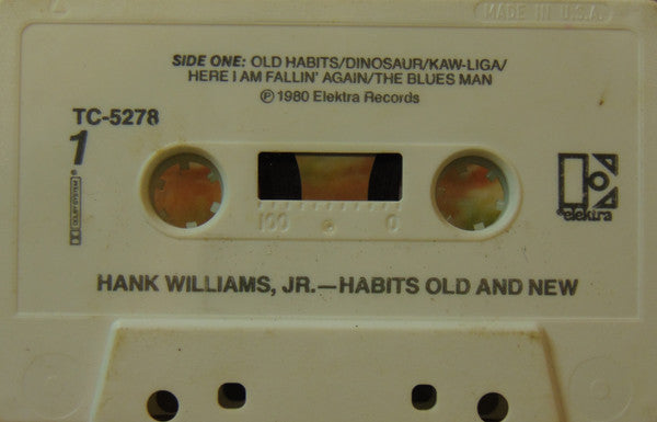 Hank Williams Jr. : Habits Old And New (Cass, Album)