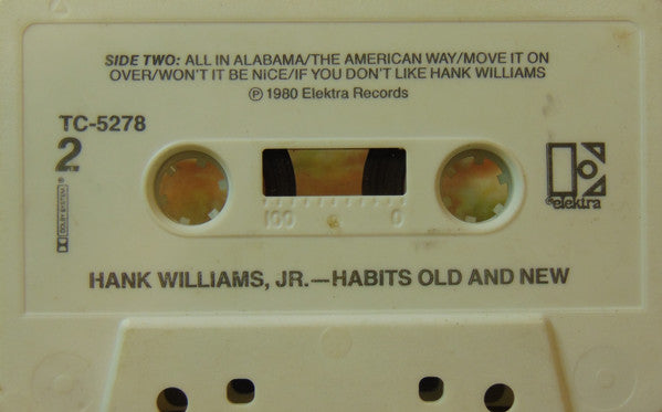 Hank Williams Jr. : Habits Old And New (Cass, Album)