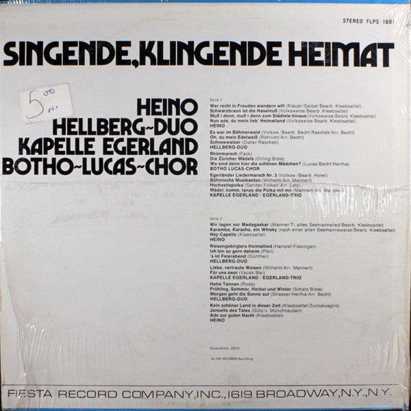 Various : Singende, Klingende Heimat (LP, Comp)