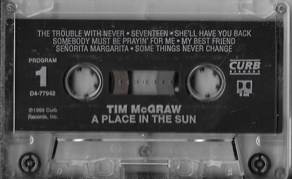 Tim McGraw : A Place In The Sun (Cass, Album)