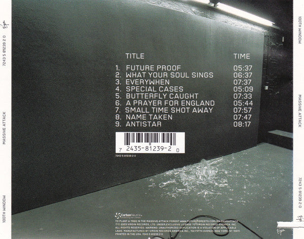 Massive Attack : 100th Window (CD, Album)