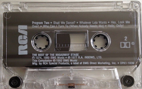 Various : The Best Of The Broadway Stage (Cass, Comp)