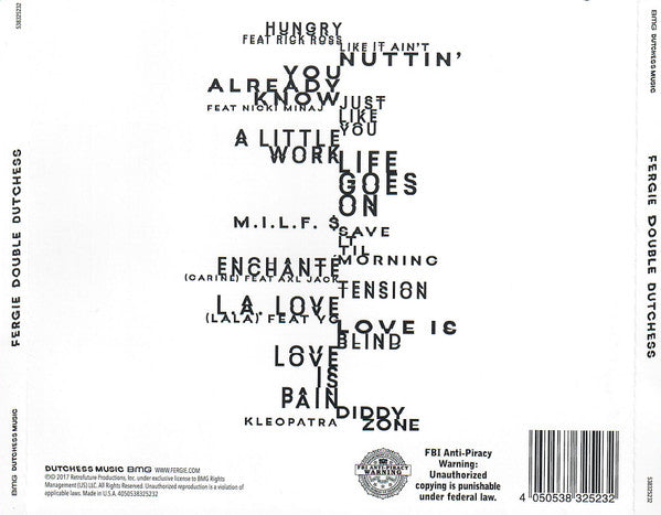 Fergie (2) : Double Dutchess (CD, Album, Tar)