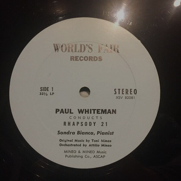 Paul Whiteman : Paul Whitman Conducts Rhapsody 21 (LP, Album)