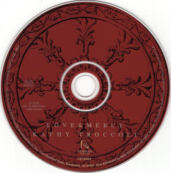 Kathy Troccoli : Love & Mercy (CD, Album, Club)