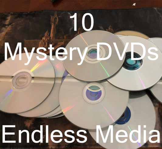 10 Random Mystery Video DVD Disc Only Movie Tv Show Film Bundle Lot Box Grab Bag - Endless Media