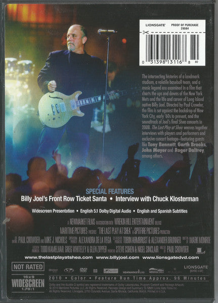 Billy Joel : The Last Play At Shea (The Documentary Film) (DVD-V, Multichannel, NTSC, Dol)