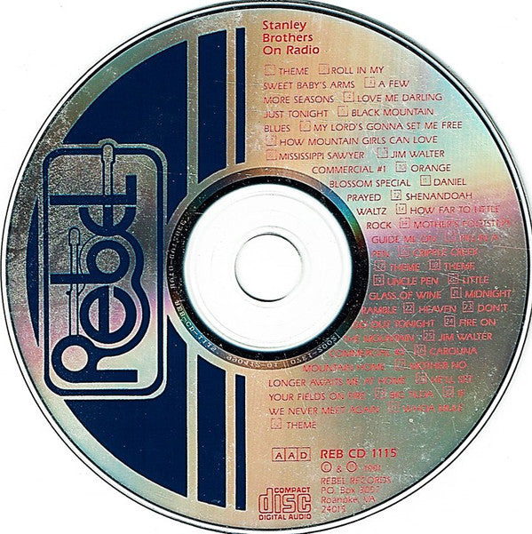 The Stanley Brothers : On Radio (CD, Album)