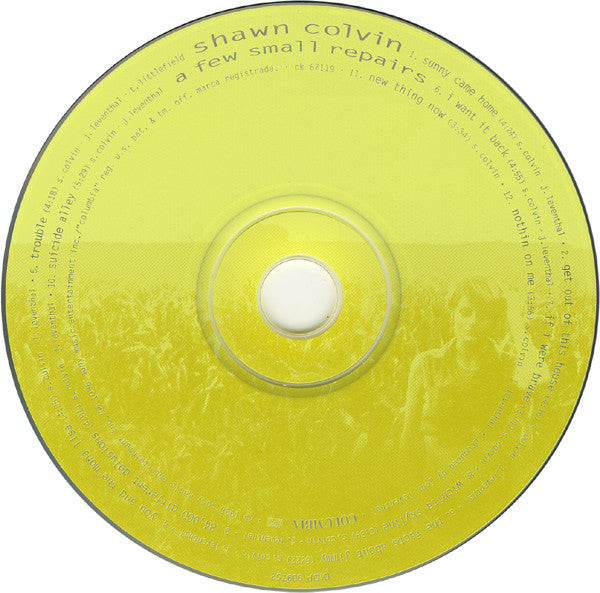 Shawn Colvin : A Few Small Repairs (CD, Album, RP)