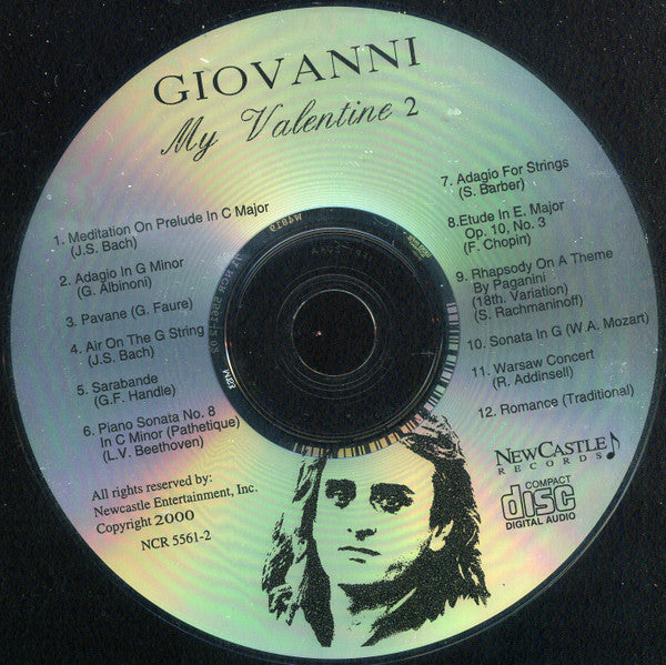 Giovanni Marradi : My Valentine  Volume 2 (CD, Album)