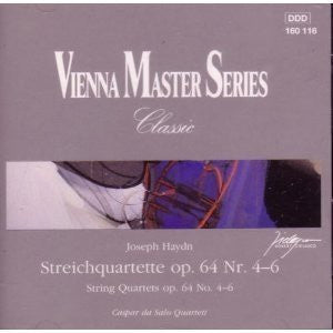 Joseph Haydn, Caspar da Salo Quartet : Streichquartette Op. 46 Nr. 4-6 = String Quartets Op. 64 Nos. 4-6 (CD, Album)