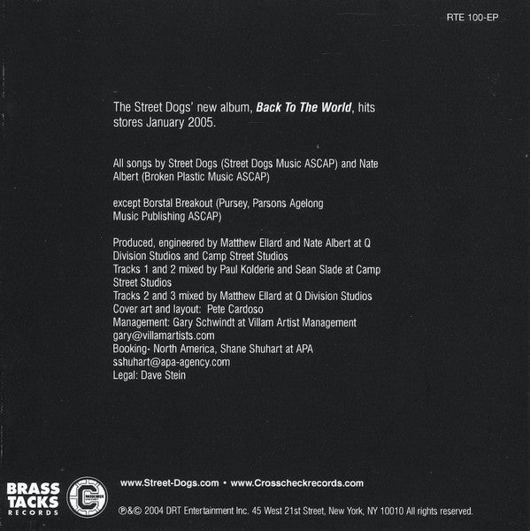 Street Dogs : Tale Of Mass Deception (CD, EP)