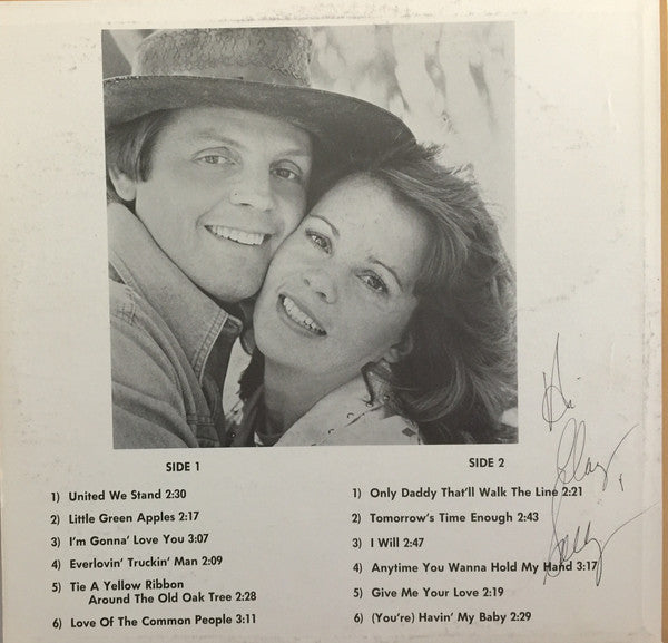 Clay Hart & Sally Hart (2) : United We Stand (LP, Album, Blu)