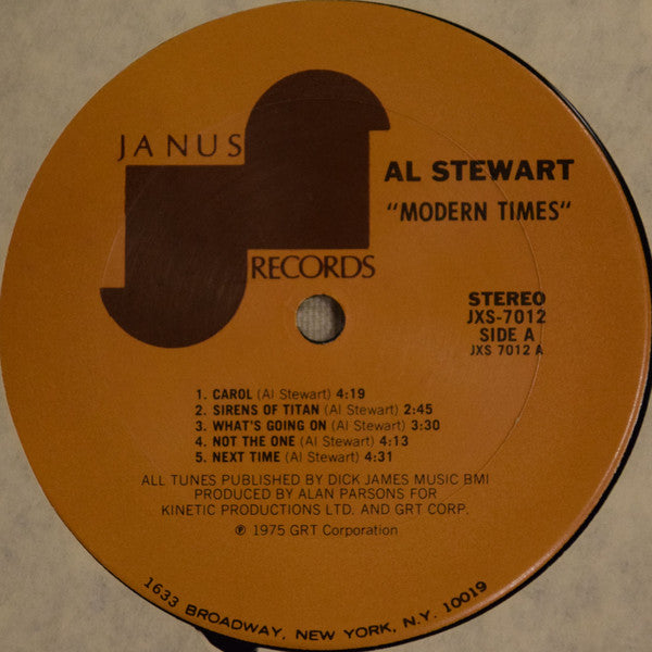 Al Stewart - Modern Times (LP) (G+) - Endless Media