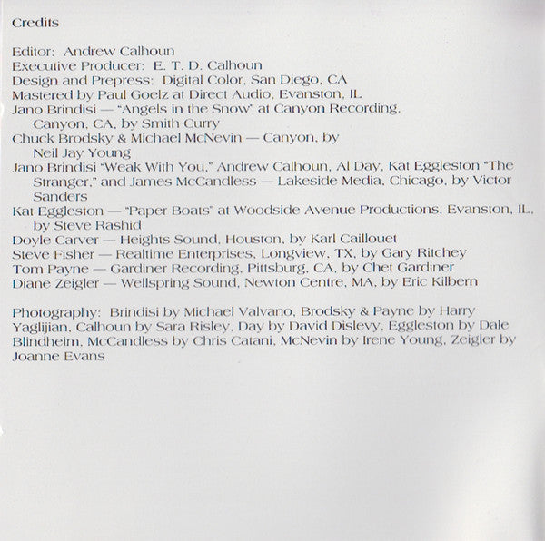 Various : American Impressionist Songwriters (CD, Album, Comp)