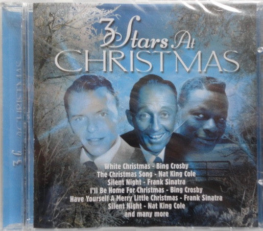 Bing Crosby, Frank Sinatra, Nat King Cole : 3 Stars At Christmas (CD, Comp, RE)