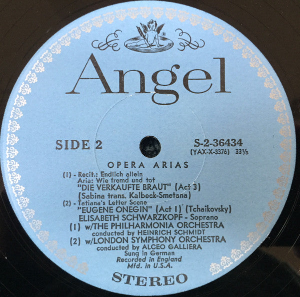 Elisabeth Schwarzkopf : Opera Arias (LP)