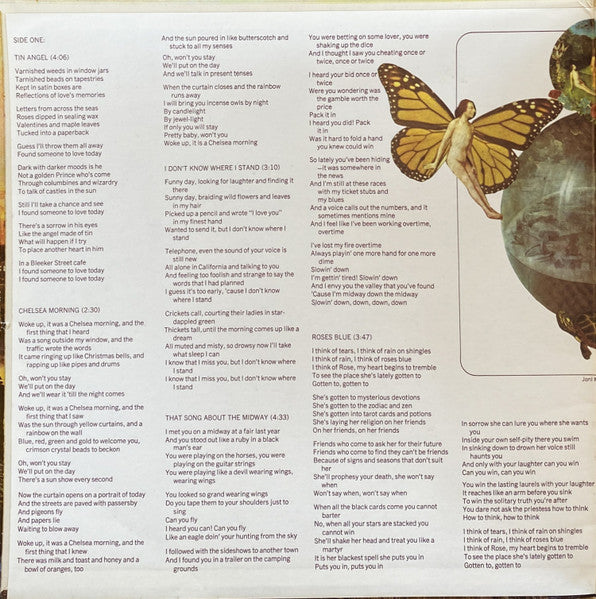 Joni Mitchell : Clouds (LP, Album, 1st)