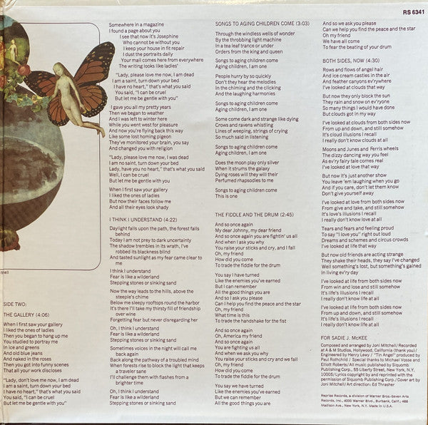 Joni Mitchell : Clouds (LP, Album, 1st)