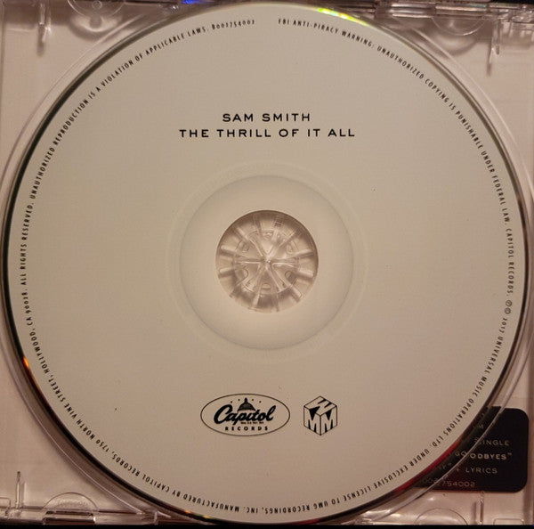 Sam Smith (12) : The Thrill Of It All (CD, Album)