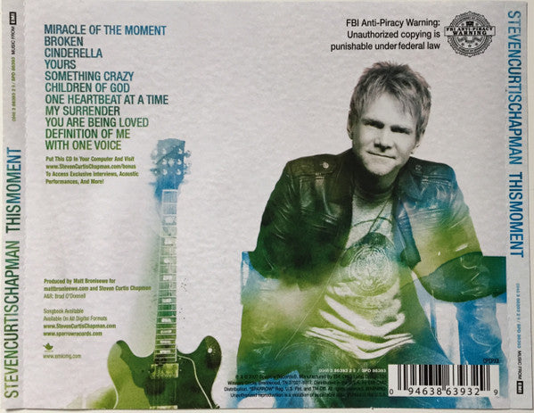 Steven Curtis Chapman : This Moment (CD, Album)