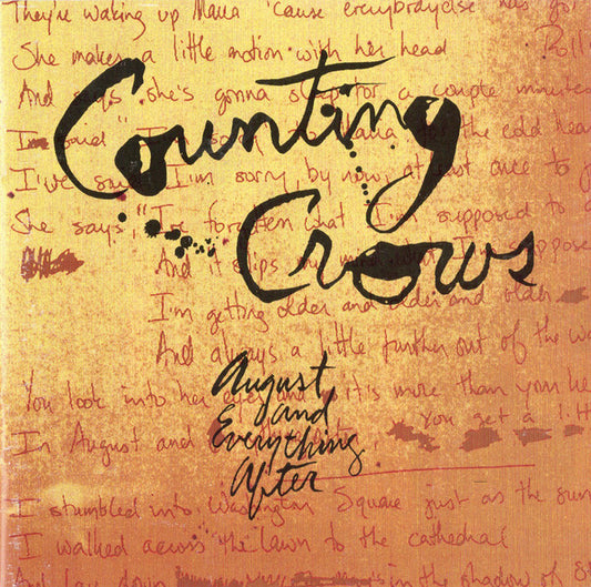 Counting Crows : August And Everything After (CD, Album, Club, RE, Col)