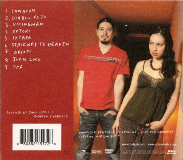 Rodrigo Y Gabriela : Rodrigo Y Gabriela (CD, Album, Dig + DVD-V, NTSC)