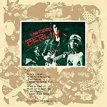 Lou Reed : Berlin (LP, Album, RE, RM, 180)