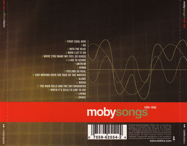 Moby : Songs (1993-1998) (CD, Comp, WEA)