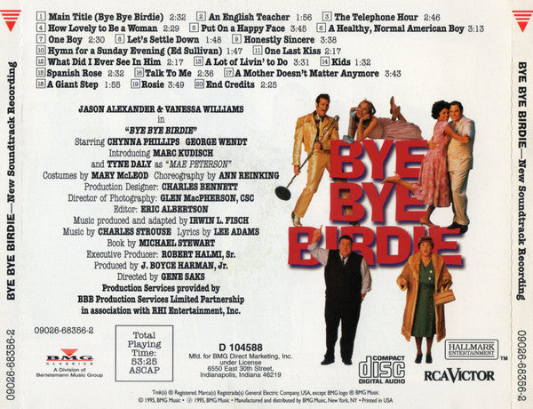 Various : Bye Bye Birdie - The New Soundtrack Recording (CD, Album, Club)