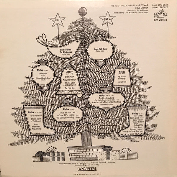 Floyd Cramer : We Wish You A Merry Christmas (LP, 1st)