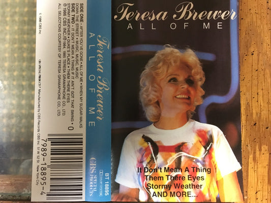 Teresa Brewer : All Of Me (Cass)