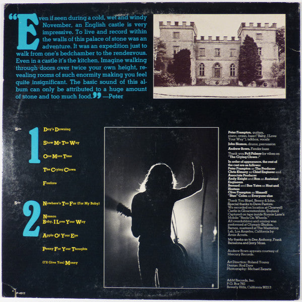 Peter Frampton : Frampton (LP, Album, Mon)