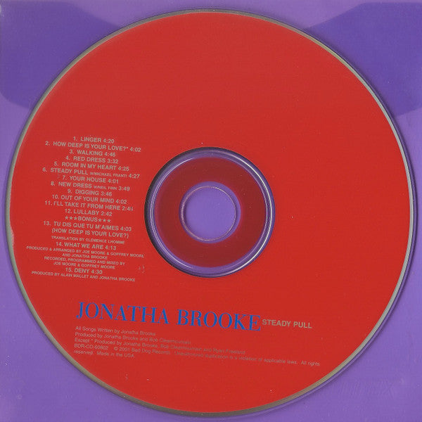 Jonatha Brooke : Steady Pull (CD, Album)