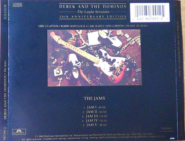 Derek & The Dominos : The Layla Sessions - 20th Anniversary Edition - The Jams (CD, Comp, PDO)