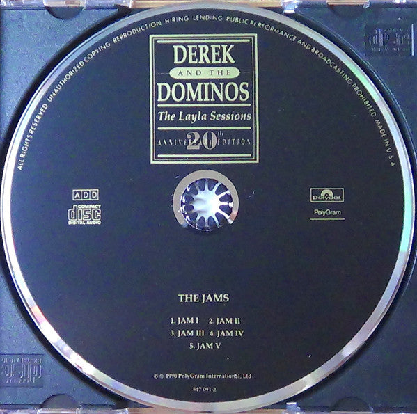 Derek & The Dominos : The Layla Sessions - 20th Anniversary Edition - The Jams (CD, Comp, PDO)