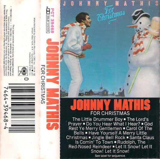 Johnny Mathis : For Christmas (Cass, Comp, Dol)