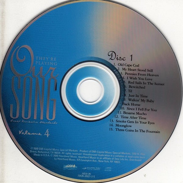 Various : They're Playing Our Song: Great Romantic Standards Volume 4 (2xCD, Comp, Mono)