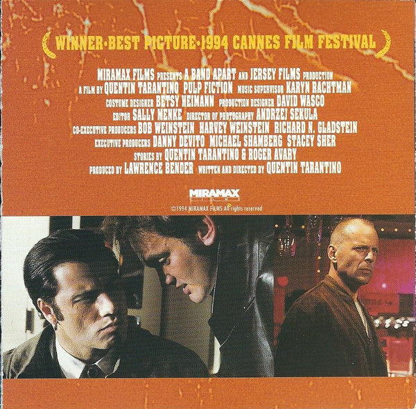 Various : Pulp Fiction (Music From The Motion Picture) (CD, Album, Comp, Club)