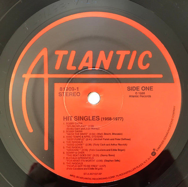 Various : Hit Singles 1958-1977 (LP, Comp, SP )