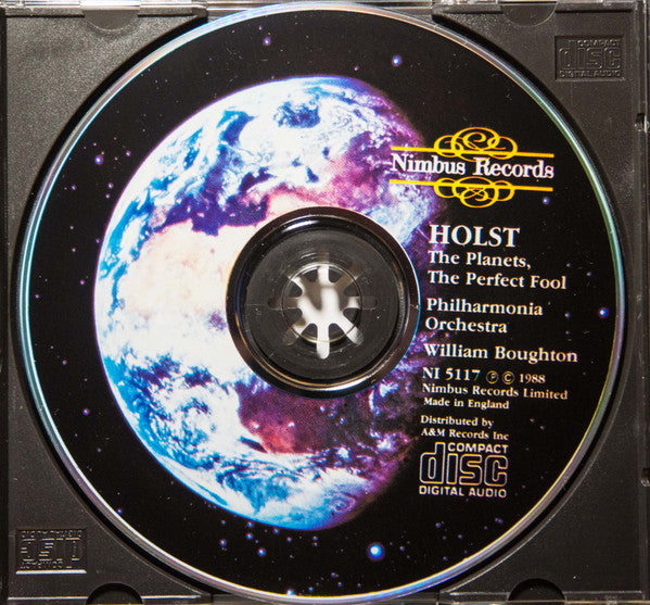 Gustav Holst, Philharmonia Orchestra, William Boughton : The Planets, The Perfect Fool - Ballet Music (CD, Album)