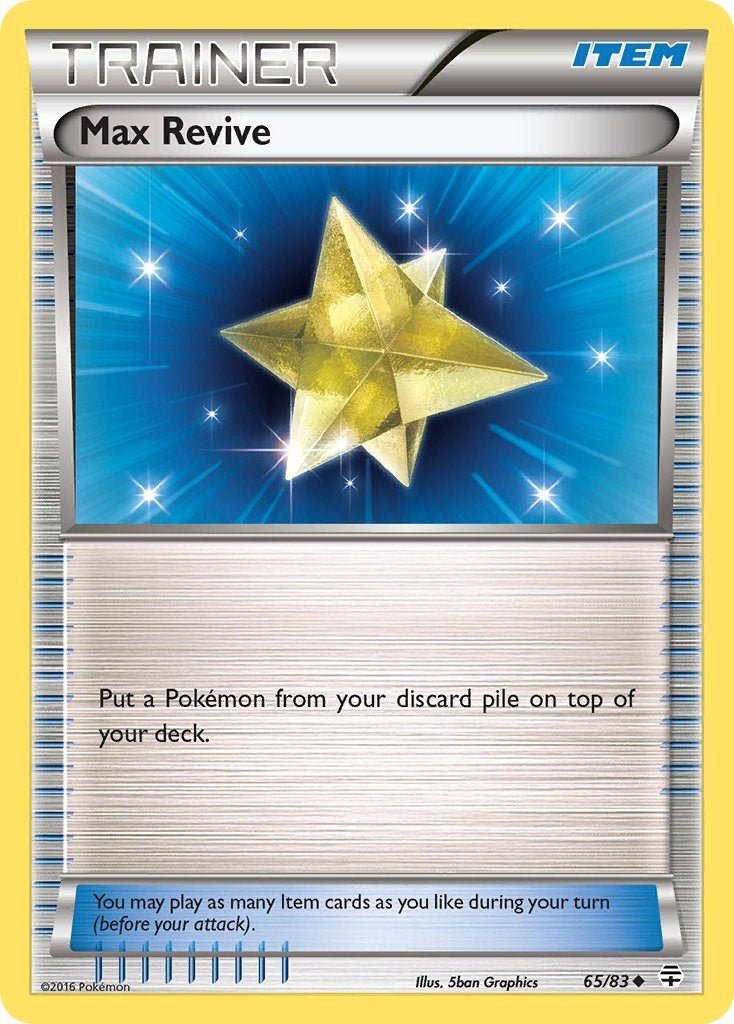 Max Revive [GEN - 65/83] Pokémon Trading Card